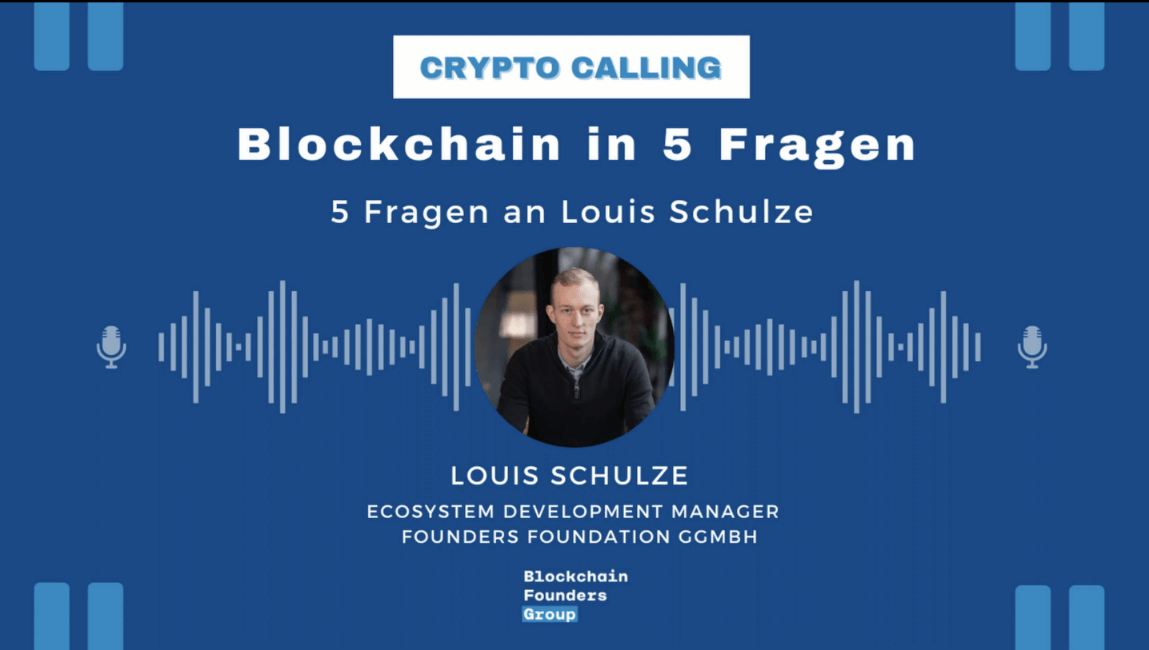 Blockchain in 5 Fragen an Louis Schulze