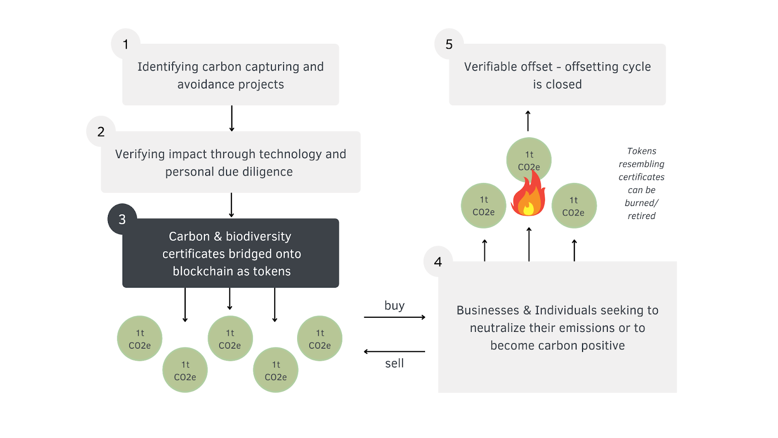 Carbon offset process of Sustaim
