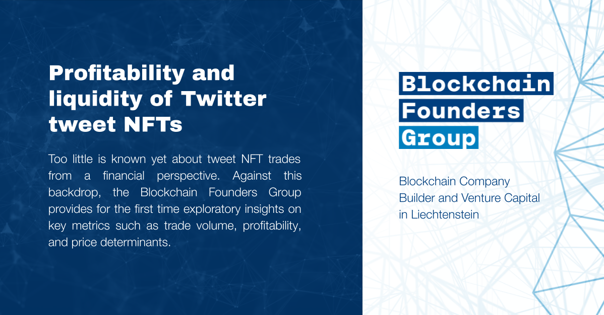 profitability and liquidity of twitter tweet NFTs